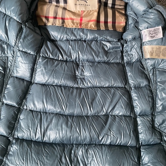 Burberry Women’s lightweight down trench coat jacket - Picture 2 of 14